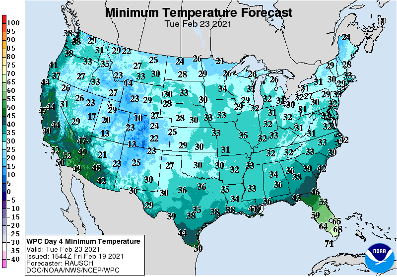 Day 4 Minimum Temperature